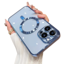Funda transparente con soporte MagSafe y protección de cámara para iPhone 15 Plus 7
