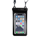 Funda transparente impermeable para teléfono Bolsa de natación submarina Bolsa sellada con correa desmontable Control lateral 8