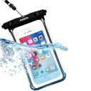 Funda transparente impermeable para teléfono móvil Bolsa de natación subacuática Bolsa sellada Control lateral Cordón ultraligero cubierta HD 2