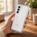 Funda transparente para Samsung Galaxy S26 Ultra Funda resistente de PC y TPU Protección contra impactos y arañazos Funda clara 14
