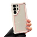 Funda transparente resistente para Samsung Galaxy A15 con marco de color esquinas reforzadas protección de la cámara laterales 7