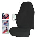 Funda universal para asiento delantero de coche fabricada en tejido de rizo Protección súper absorbente contra el sudor y la humedad Secado rápido con ganchos 4
