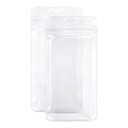 Fundas impermeables para teléfono 2 unidades de 19,6 cm transparentes y a prueba de polvo con soporte para pantalla táctil y orificio para colgar 1