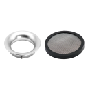 Funil de aspiração para carburador 50 mm com rede em liga de alumínio CNC Filtro de ar universal para motociclos Aspiração do motor 5