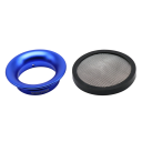 Funnel de admisie pentru carburator 55mm cu plasă din aliaj de aluminiu CNC Componentă de tuning universală pentru motociclete, scutere, ATV-uri 3