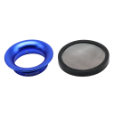 Funnel de aspirație pentru carburator 50 mm cu plasă din aliaj de aluminiu CNC Filtru de aer universal pentru motociclete Aspirația motorului 3