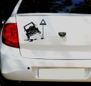 Funny Car Sticker B473 5