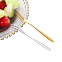 Furculițe pentru fructe din oțel inoxidabil de 13,1 cm Aurii sau argintii, furculițe mici pentru fructe, prăjituri, deserturi, accesorii multifuncționale pentru bucătărie, 6 bucăți 2