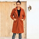 Furry coat för kvinnor P1398 5