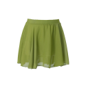 Fustă de dans pentru fete cu croi ușor transparent din poliester, îmbrăcăminte pentru balet, gimnastică și spectacole de dans 1