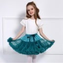 Fustă modernă pentru fete cu talie înaltă - Azur 2