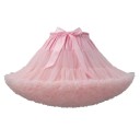 Fustă pentru femei din tul cu talie 52–100 cm lungime 40 cm Fustă voluminoasă din mai multe straturi cu fundă pentru rochii, costume și ținute 3