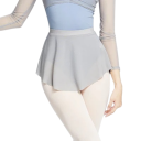Fuste de dans cu croi ușor transparent din nylon spandex pentru balet, gimnastică și antrenamente de dans 3
