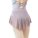 Fuste de dans cu croi ușor transparent din nylon spandex pentru balet, gimnastică și antrenamente de dans 11