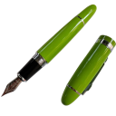 Fyldepen klassisk design med metalindfatning 14,7 x 1,7 cm spids 0,5 mm kalligrafisk pen til skrivning og underskrifter 15