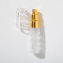 Fyllbar reseatomizer för parfym 5 ml transparent med färgad pump, kompakt sprayflaska för handväska och resor 3