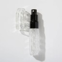 Fyllbar reseatomizer för parfym 5 ml transparent med färgad pump, kompakt sprayflaska för handväska och resor 2