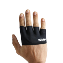 Fyra-finger träningshandskar storlek M, halkfria fitness ärmar för handomfång 15–18 cm, skydd för fingrar och handflator vid styrketräning 3