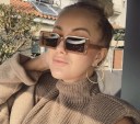 Fyrkantiga solglasögon för kvinnor E1303 1
