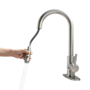 G1/2 Stainless Steel Basin Mixer Tap Two Flow Modes Hot and Cold Water Bathroom and Kitchen Faucet Modern Design 7
