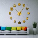 G1808 Wall Stickers Clock 3