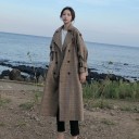 Gabardina de cuadros para mujer 1
