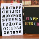 Gabarit avec lettres et chiffres 2