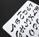 Gabarit avec lettres et chiffres 7