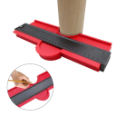 Gabarit de contour profilé 25 x 3 cm Précision de traçage des formes Gabarit pour le traçage des bords de forme Outil pour artisans 2