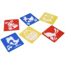 Gabarits de dessin pour enfants 6 pcs 2