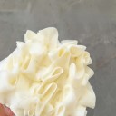 Gąbka do mycia ciała 14 cm siatkowa lufa z kieszonką na mydło nylonowa gąbka kąpielowa kremowa do prysznica i pielęgnacji skóry 4