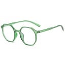 Gafas contra la luz azul para ordenador y móvil. Montura de plástico geométrica en forma de polígono. Cristales transparentes 5