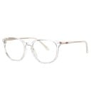 Gafas contra la luz azul para trabajar en la computadora y el teléfono Lentes transparentes con filtro Monturas de plástico de forma geométrica 5