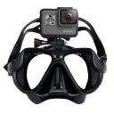 Gafas de buceo con soporte para cámara de acción 16,6 x 9,3 cm Máscara de silicona con cristal templado Tecnología antivaho Gafas de esnórquel 1