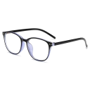 Gafas de lectura +1.00 Gafas de lectura de plástico con protección contra la luz azul Antifatiga ocular Trabajo en computadora Montura ligera Comodidad 2