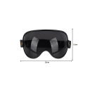 Gafas de moto para casco abierto estilo retro con correa ajustable 3
