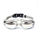 Gafas de natación con tapones para los oídos 100% protección UV Gafas protectoras impermeables para nadar en piscina, mar y aguas abiertas 1