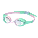 Gafas de natación para niños de 3 a 14 años Marco de silicona Lentes de policarbonato Sellado suave Correa ajustable Gafas seguras para niños 10