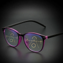 Gafas de plástico multifocales +2,50 Gafas de lectura para mujer con múltiples puntos focales Diseño moderno Cómodas de llevar Corrección de la visión óptica 5
