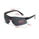Gafas de protección laboral UV400 con marco de PC y lentes transparentes unisex, ligeras, gafas de seguridad contra el polvo 2