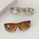 Gafas de protección laboral UV400 con marco de PC y lentes transparentes unisex, ligeras, gafas de seguridad contra el polvo 4