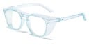 Gafas de protección lentes de 50 mm ancho de 143 mm Contra el empañamiento Protectores laterales Protección contra la luz azul Gafas de lectura 4