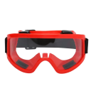 Gafas de seguridad de laboratorio antivaho y antirayaduras Resistentes a impactos y al agua Marco de PVC a prueba de polvo Lente de PC con válvulas 6