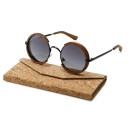 Gafas de sol de madera para hombre E2159 7