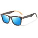 Gafas de sol de madera para hombre E2161 3