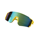 Gafas de sol deportivas para niños con lentes verde-azul transparentes Protección ocular durante el deporte Montura ligera Gafas para ciclismo, correr y actividades al aire libre 3