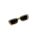 Gafas de sol para niños Marco rectangular Lentes negras 128 x 36 mm Gafas elegantes para niños y niñas Protección UV Marco ligero Gafas 7