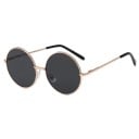 Gafas de sol redondas para niños 122 x 50 mm Marco de metal Gafas retro elegantes para niños Marco de metal ligero Gafas de verano 3