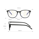 Gafas multifocales para mujer con +3,50 dioptrías Elegantes gafas de lectura de plástico para mujer Cómodas de llevar Diseño elegante 2