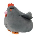 Galinha de pelúcia 20 cm Brinquedo macio em forma de animal Almofada adorável para crianças e adultos Decoração de pelúcia suave para o quarto 4